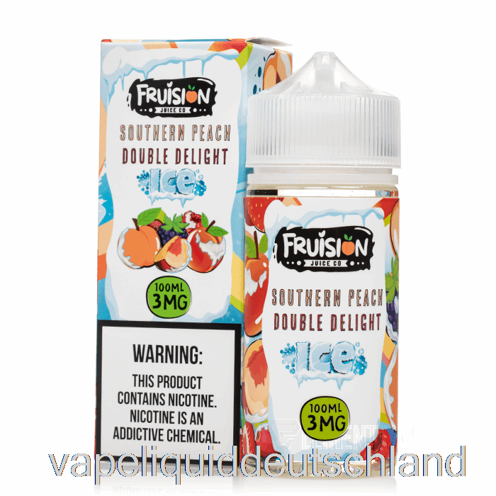 Iced Southern Peach Double Delight – Fruchtsaft Co – 100 Ml, 0 Mg Vape Deutschland